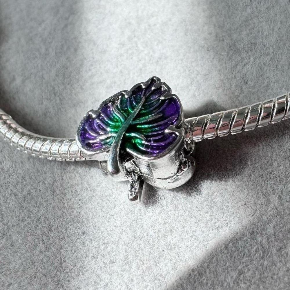 Rainbow Leaf Charm fits PANDORA - Picture 5 of 8